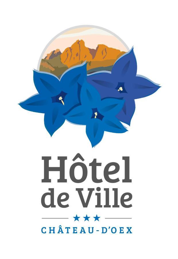 Hotel de Ville Château-d'Oex Exterior foto